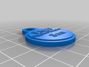 sam sullivan portachiavi i keychain 3d print model - Mito3D