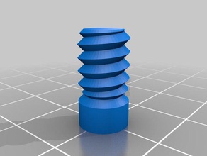float-goujon écrou boulon rondelle de la tige filetée l'usine pièces personnalisé 3d print model - Mito3D