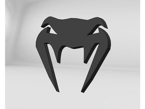venum-logo 3d-drucken cool Kampf logo mma drucken Schlange swag venom snake venum 3d print model - Mito3D
