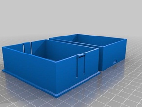 30mm parametrico scatola di carta giochi su misura 3d print model - Mito3D