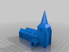igreja edifícios e estruturas 3d print model - Mito3D