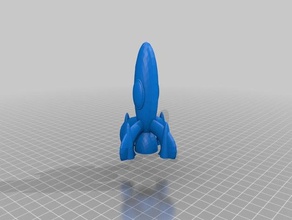 fantastic rocket 3d printing 3d print model - Mito3D