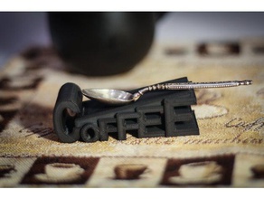 cuchara de titular cocina y comedor cucharilla café 3d print model - Mito3D