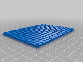 piattaforma lego Bau-Spielzeug kundengebundene 3d print model - Mito3D