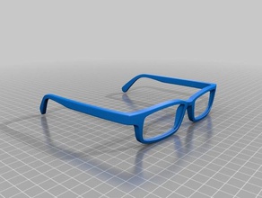 virtualtryonfr spencer's glasses xxl eyeglasses eyewear gafas lunettes optics sunglasses 3d print model - Mito3D
