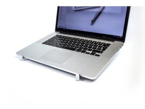 foldable macbook pro stand computer 3d print model - Mito3D