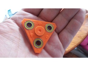 tiny spinner 6x12x4mm bearings toys & games 3d print model - Mito3D