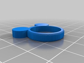 3d slash mouse anello flowalistik 75 3d print model - Mito3D