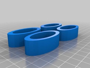 anillo de servilleta purim La impresión en 3d 3d print model - Mito3D