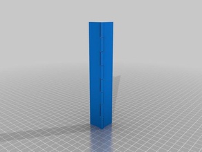 il mio personalizzato cerniera del piano parti su misura 3d print model - Mito3D