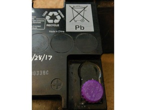 selada de chumbo-ácido bateria parafuso tampa do terminal diy 3d print model - Mito3D