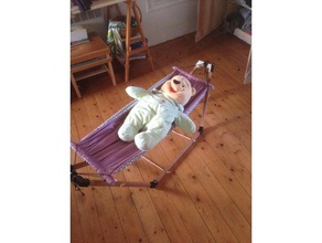 hamaca de bebé personas la cama en cuna 3d print model - Mito3D
