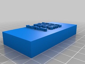 meu bolso personalizado gutenberg bloco de texto ferramentas arte 3d print model - Mito3D