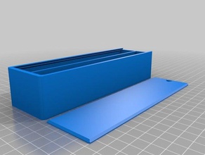 pencil box tool holders & boxes customized 3d print model - Mito3D