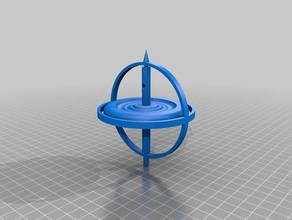 gyroscope ver 5 jouets mécaniques la science toupie jouet 3d print model - Mito3D