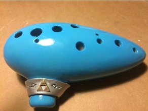 ocarina decoration ring rings games instrument music musical time video game zelda 3d print model - Mito3D