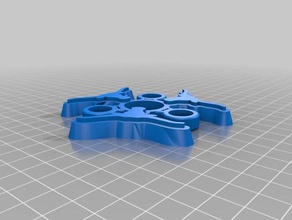 longhorn fidget spinner - wingnut2k Spielzeug & Spiele hand zappeln 3d print model - Mito3D