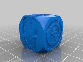 cubo her dice customized 3d print model - Mito3D
