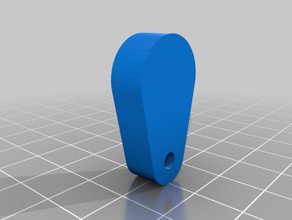 varilla recta tapón Impresora 3d de las piezas la tope suave el 3d print model - Mito3D