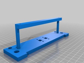 anycubic i3 front base plate 3d-Drucker Teile prusa baseplate vordere Grundplatte rep-rap z-Achse montieren 3d print model - Mito3D