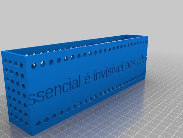 a caixa recipientes personalizado 3D print model - Mito3D