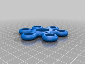 spinner 22d4 139 juguetes mecánicos personalizado 3d print model - Mito3D