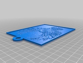 eagle 2d-Kunst kundengebundene 3d print model - Mito3D