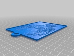eagle Arte en 2d personalizado 3d print model - Mito3D