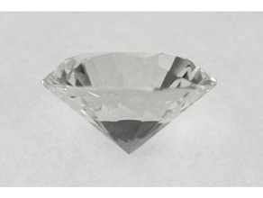 círculo de corte diamante la joyería 3d print model - Mito3D