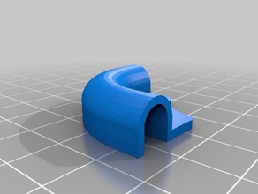 corner coax rg6 cable holder household 3d print model - Mito3D