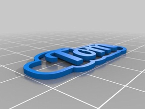 tom2 Schlüsselanhänger kundengebundene 3d print model - Mito3D