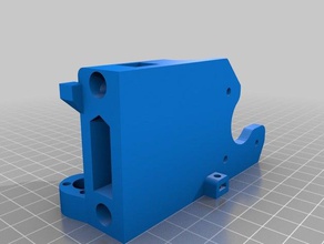 x axis motor mount 3d printer parts anycubic prusa i3 reprap x-axis 3d print model - Mito3D