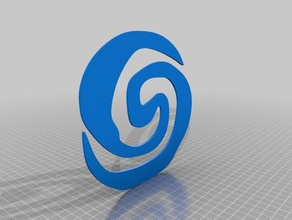 moana sembolü 2d sanat 3d print model - Mito3D