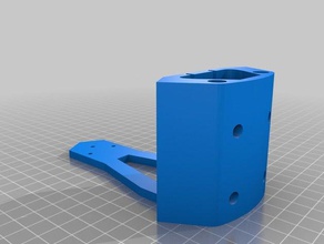 remixada de furos inferiores mais fácil aperto do motor passo parafusos impressora 3d peças 3d print model - Mito3D