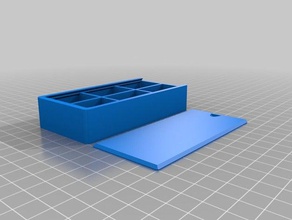 mi personalizados ronda de la tapa caja clasifier portaherramientas y cajas personalizado 3d print model - Mito3D