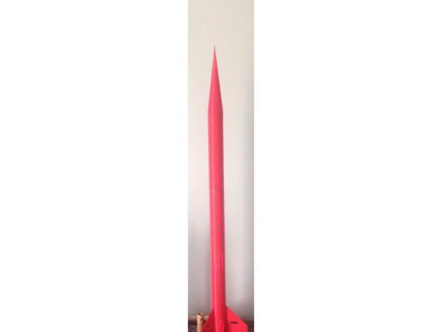 máximo de construir 29mm foguete hobby 3D print model - Mito3D