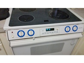 stove dial face kitchen & dining knob range 3d print model - Mito3D