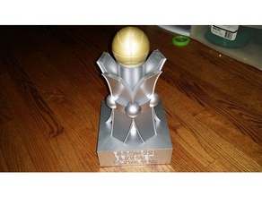 basquete troféu decoração bola cesta 3d print model - Mito3D