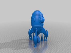 remix gcreate official rocket ship nozzle fix models 3d print model - Mito3D