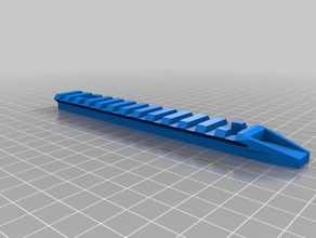 rail para airsoft 3d printing 3d print model - Mito3D