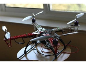 teach you diy quadcopter diydrones drone quad 3d print model - Mito3D