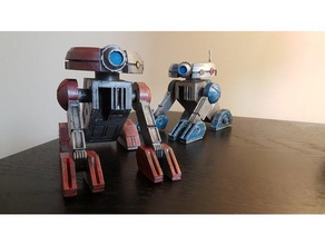 t3 droid star wars t3-m4 Modell-Roboter 3d print model - Mito3D