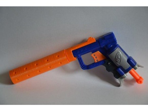 nerf jolt silencer upgrade toy & game accessories am lioration gun pistolet silencieux 3d print model - Mito3D