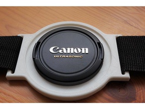lens cap holder 49mm-58mm-72mm camera 3d print model - Mito3D