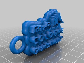 g4a cologne keychains 3d print model - Mito3D