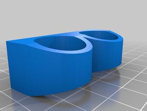 bagues doppio combattimento kzr accessori bague deux doigts il anello 3d print model - Mito3D