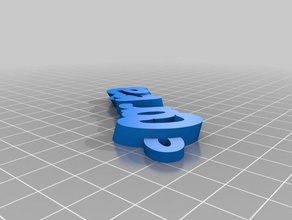 correa Schlüsselanhänger kundengebundene 3d print model - Mito3D