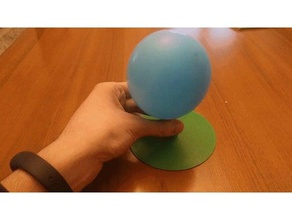 cero fricción globo impulsado aerodeslizador juguetes mecánicos anti baloon la diversión divertido de baja reducción 3d print model - Mito3D