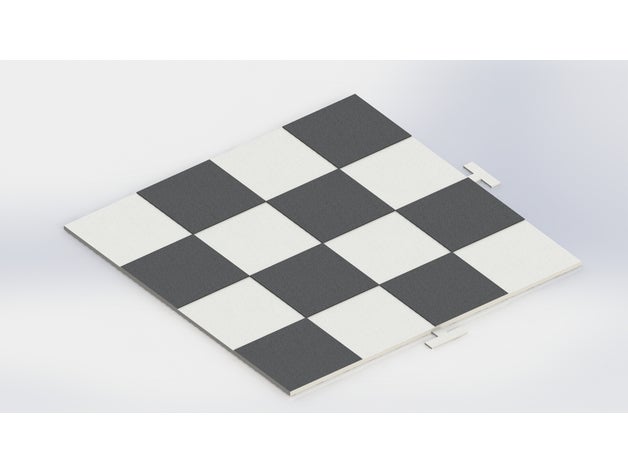 easy print slot together chess board 3D print model - Mito3D