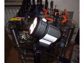 noctigon meteor tripod holder tool holders & boxes flashlight m43 3d print model - Mito3D
